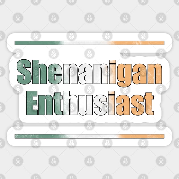 Shenanigan Enthusiast St Patrick’s Day Sticker by RoserinArt